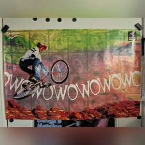 Vintage Myles Rockwell Reebok Poster